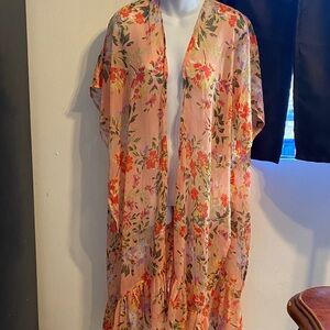 Floral Kimono Cover-Up
